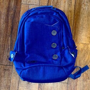IGIO Blue Backpack with Button Accents